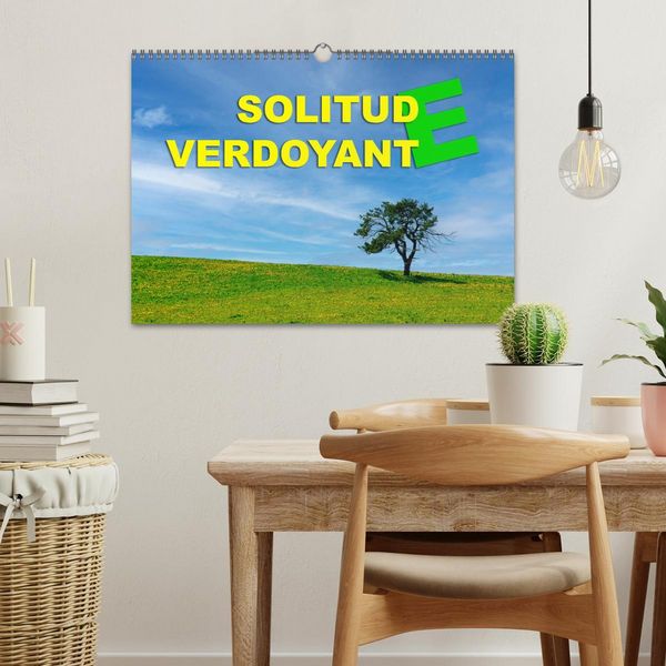 Produktbild: Solitude verdoyante (Calendrier mural 2026 DIN A3 vertical), CALVENDO calendrier mensuel