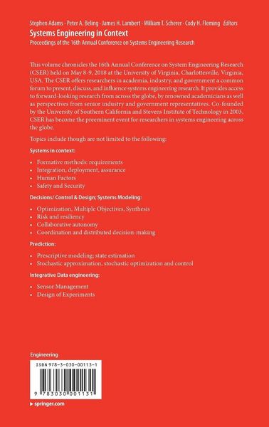 Produktbild: Systems Engineering in Context