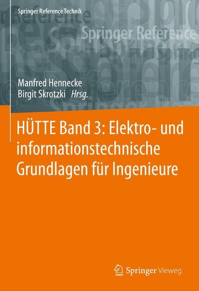 Produktbild: H&Uuml;TTE Band 3: Elektro- und informationstechnische Grundlagen f&uuml;r Ingenieure