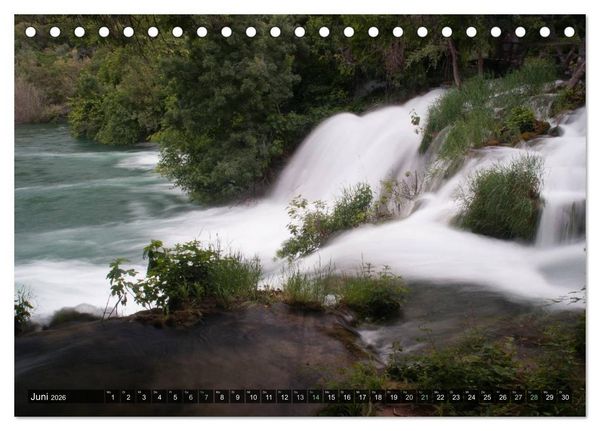 Produktbild: Wasserf&auml;lle der Welt 2026 (Tischkalender 2026 DIN A5 quer), CALVENDO Monatskalender