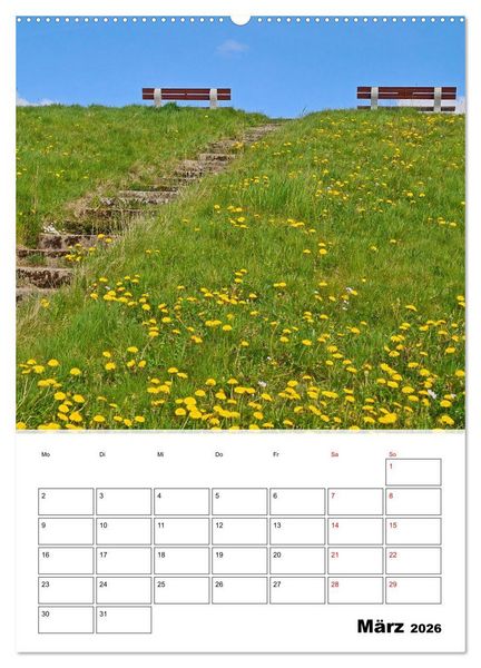 Produktbild: Fr&uuml;hling im Alten Land - Baumbl&uuml;tenzeit (Wandkalender 2026 DIN A2 hoch), CALVENDO Monatskalender