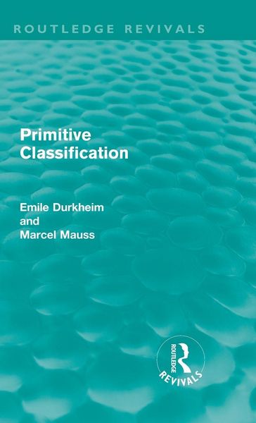 Produktbild: Primitive Classification (Routledge Revivals)