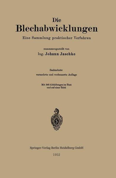 Produktbild: Die Blechabwicklungen