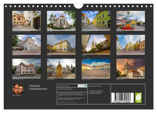 Produktbild: Oschatz Impressionen (Wandkalender 2026 DIN A4 quer), CALVENDO Monatskalender