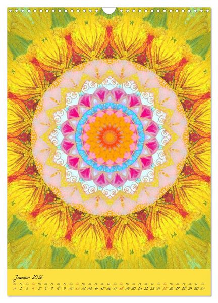 Produktbild: Mandala Energien (Wandkalender 2026 DIN A3 hoch), CALVENDO Monatskalender