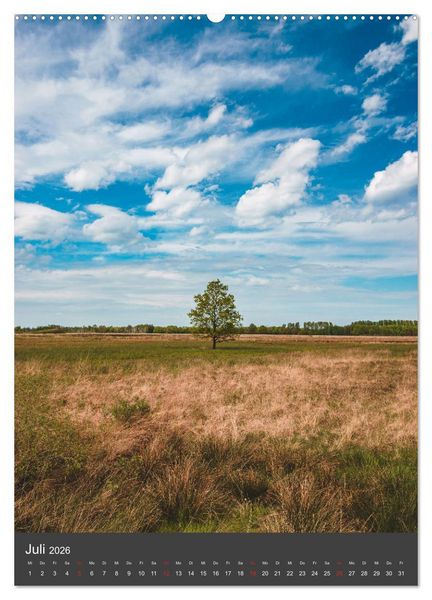 Produktbild: Das gro&szlig;e Torfmoor (Wandkalender 2026 DIN A2 hoch), CALVENDO Monatskalender
