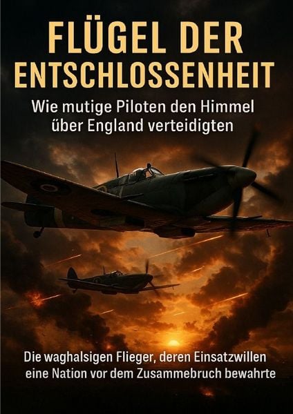 Produktbild: Fl&uuml;gel der Entschlossenheit: Wie mutige Piloten den Himmel &uuml;ber England verteidigten