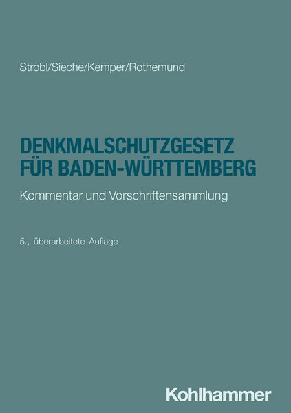 Produktbild: Denkmalschutzgesetz f&uuml;r Baden-W&uuml;rttemberg