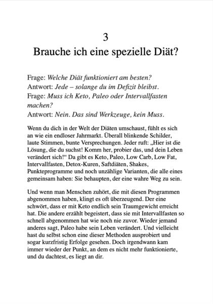 Produktbild: Der No-Bullshit Abnehmplan