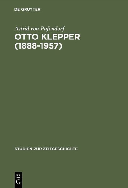 Produktbild: Otto Klepper (1888&ndash;1957)