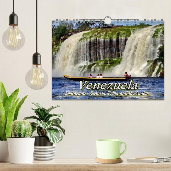 Produktbild: Venezuela - Natur pur Orinoco Delta und die Anden (Wandkalender 2026 DIN A4 quer), CALVENDO Monatskalender