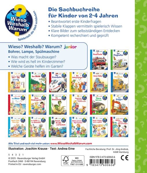 Wieso? Weshalb? Warum? junior, Band 76 - Bohrer, Lampe, Spülmaschine