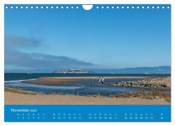 Produktbild: San Francisco - Wie ich es sehe (Wandkalender 2026 DIN A4 quer), CALVENDO Monatskalender