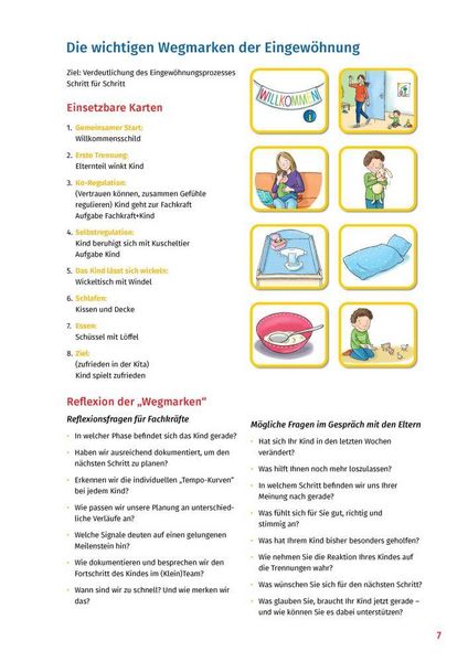 Produktbild: Auf dem Weg zum Kita-Kind. Eingew&ouml;hnung in Krippe und Kindergarten