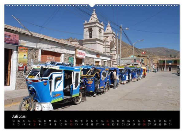 Produktbild: Peru &ndash; unterwegs (Wandkalender 2026 DIN A2 quer), CALVENDO Monatskalender