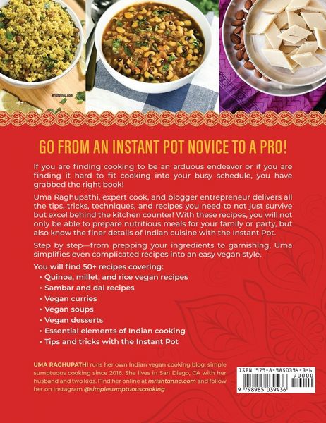 Produktbild: Instant Pot Indian Vegan Cookbook