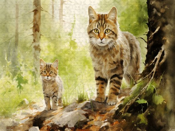 Produktbild: CALVENDO Puzzle Ein Motiv aus dem Kalender "Zw&ouml;lf Monate im Wald" | 1000 Teile Lege-Gr&ouml;&szlig;e 64x48cm Foto-Puzzle f&uuml;r gl&uuml;ckliche Stunden