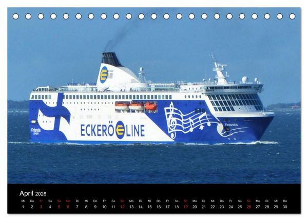Produktbild: Ostseef&auml;hren (Tischkalender 2026 DIN A5 quer), CALVENDO Monatskalender