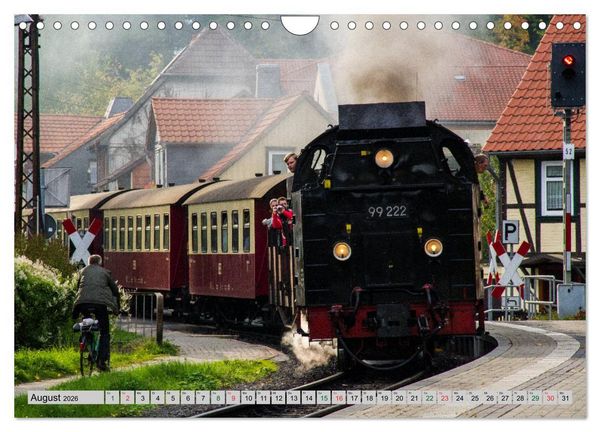 Produktbild: Unter Dampf durch den Harz (Wandkalender 2026 DIN A4 quer), CALVENDO Monatskalender