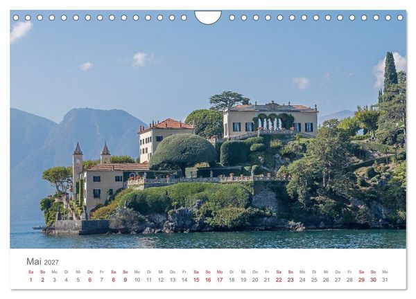 Produktbild: Como und der Comer See (Wandkalender 2027 DIN A4 quer), CALVENDO Monatskalender
