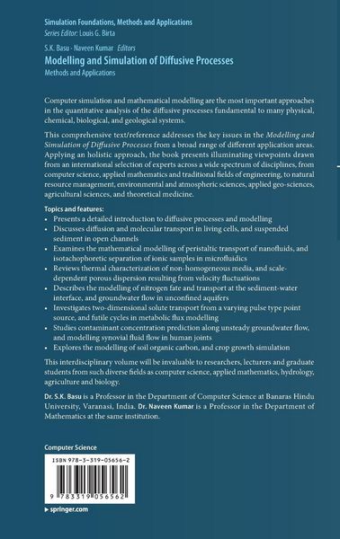 Produktbild: Modelling and Simulation of Diffusive Processes
