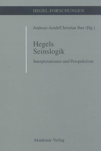 Produktbild: Hegels Seinslogik