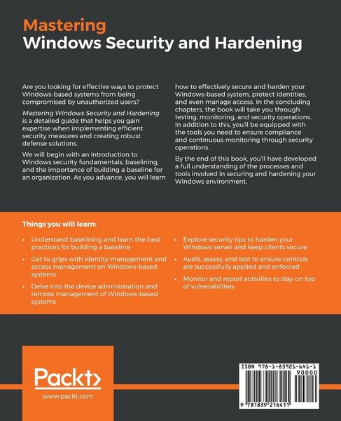 Produktbild: Mastering Windows Security and Hardening