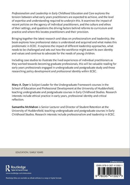 Produktbild: Professionalism and Leadership in Early Childhood Education and Care
