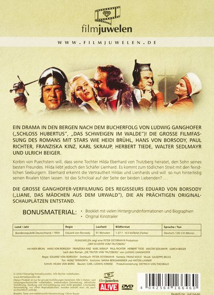 Produktbild: Der Sch&auml;fer vom Trutzberg - Die Ganghofer Verfilmungen - filmjuwelen