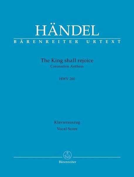 Produktbild: H&auml;ndel, G: King shall rejoice/Klavierauszug