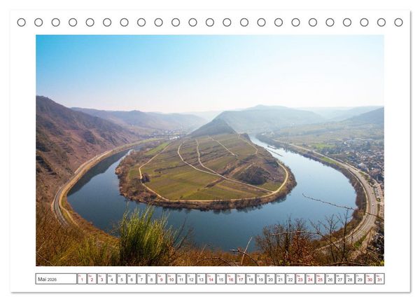 Produktbild: Die Mosel erwacht aus Ihrem Winterschlaf (Tischkalender 2026 DIN A5 quer), CALVENDO Monatskalender