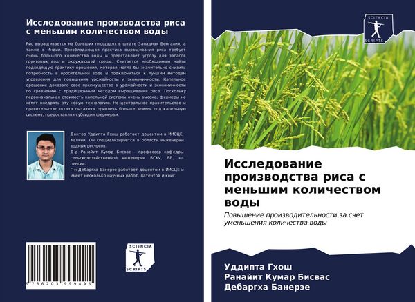 Produktbild: Issledowanie proizwodstwa risa s men'shim kolichestwom wody