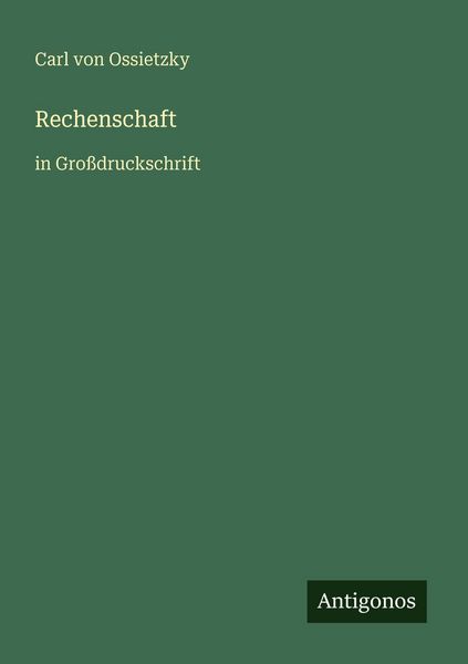 Produktbild: Rechenschaft