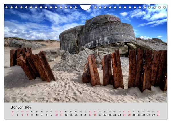 Produktbild: Bunker Zeitzeugen der Geschichte (Wandkalender 2026 DIN A4 quer), CALVENDO Monatskalender