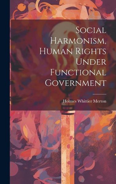 Produktbild: Social Harmonism, Human Rights Under Functional Government