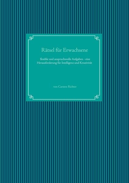 Produktbild: R&auml;tsel f&uuml;r Erwachsene