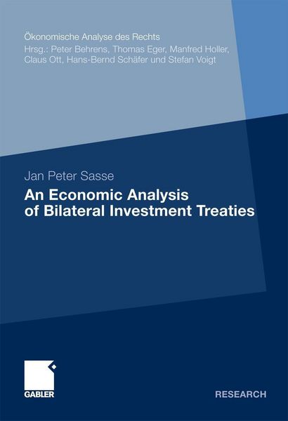 Produktbild: An Economic Analysis of Bilateral Investment Treaties