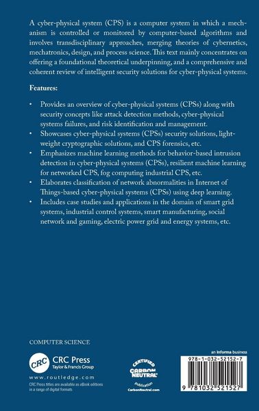 Produktbild: Intelligent Security Solutions for Cyber-Physical Systems