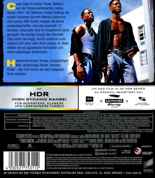 Produktbild: Bad Boys - Harte Jungs (4K Ultra HD)