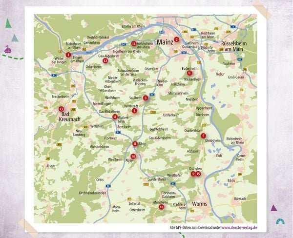 Produktbild: Rheinhessen. Radeln f&uuml;r die Seele