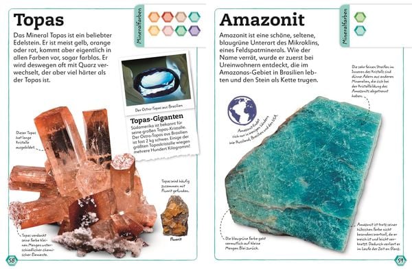 Steine und Mineralien