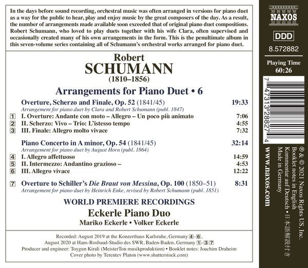 Produktbild: Klavierduo Eckerle: Arrangements for Piano Duet Vol.6