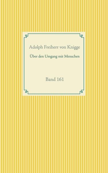 Produktbild: &Uuml;ber den Umgang mit Menschen