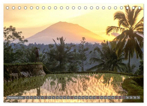 Produktbild: Peter Fischer - Bali 2026 (Tischkalender 2026 DIN A5 quer), CALVENDO Monatskalender