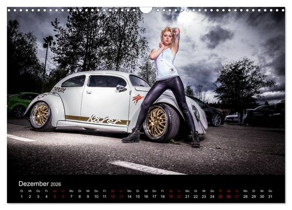 Produktbild: Cars and Girls (Wandkalender 2026 DIN A3 quer), CALVENDO Monatskalender