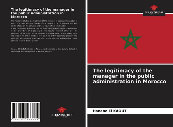 Produktbild: The legitimacy of the manager in the public administration in Morocco