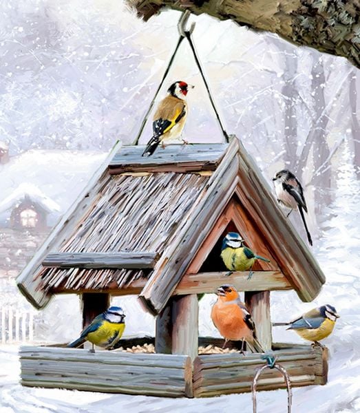 Produktbild: Wand-Adventskalender &ndash; Weihnacht bei den Tieren im Stall