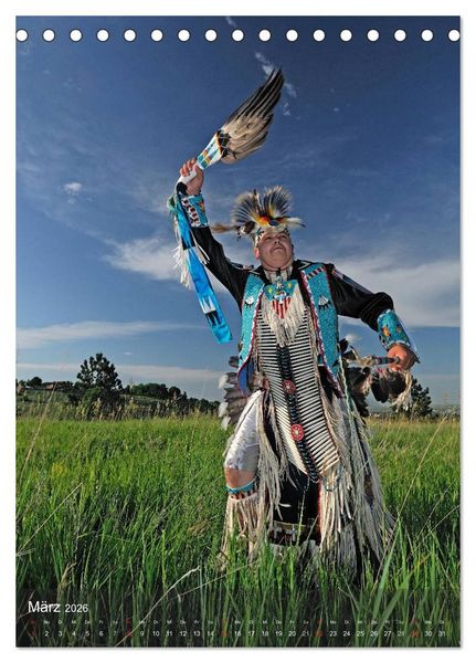 Produktbild: INDIANER Portrait Collection 2 (Tischkalender 2026 DIN A5 hoch), CALVENDO Monatskalender