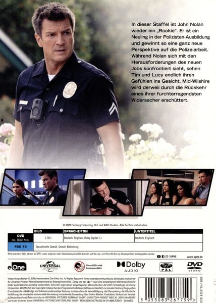 Produktbild: The Rookie: Staffel 5 [6 DVDs]