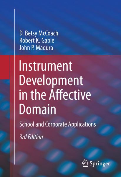 Produktbild: Instrument Development in the Affective Domain